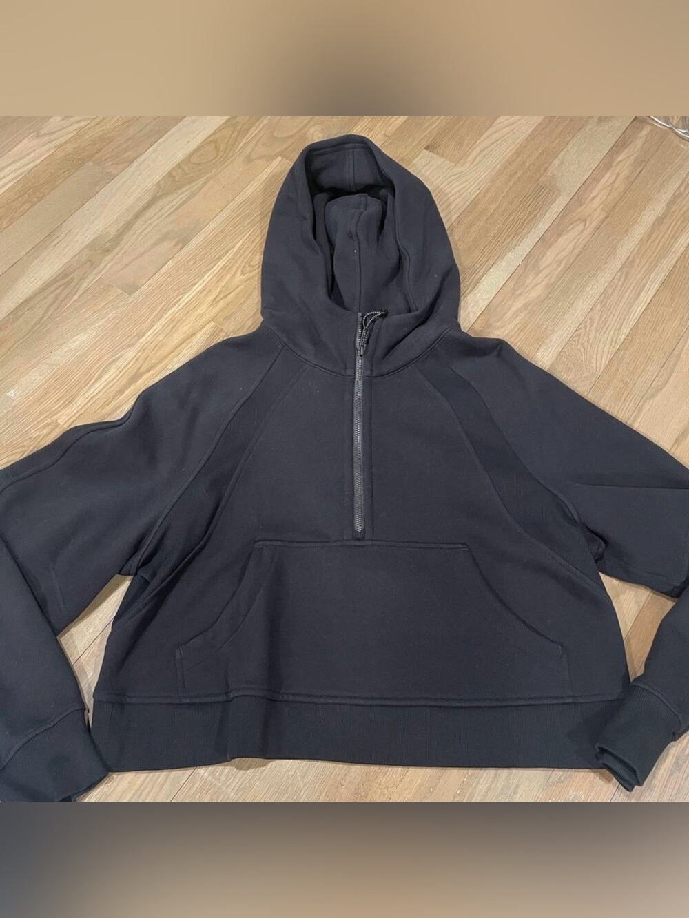 lululemon athletica Black Half-Zip Hoodie